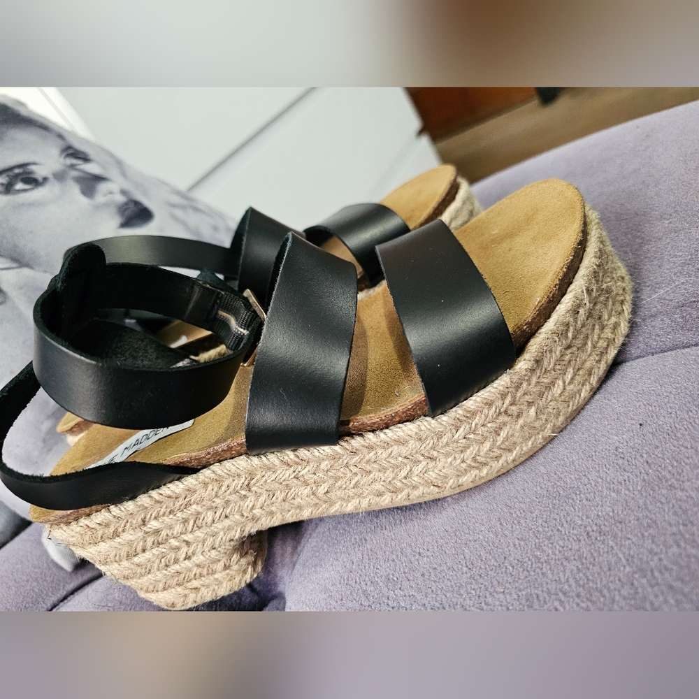 Steve Madden Kelton Platform Espadrille Sandal - Picture 5 of 6